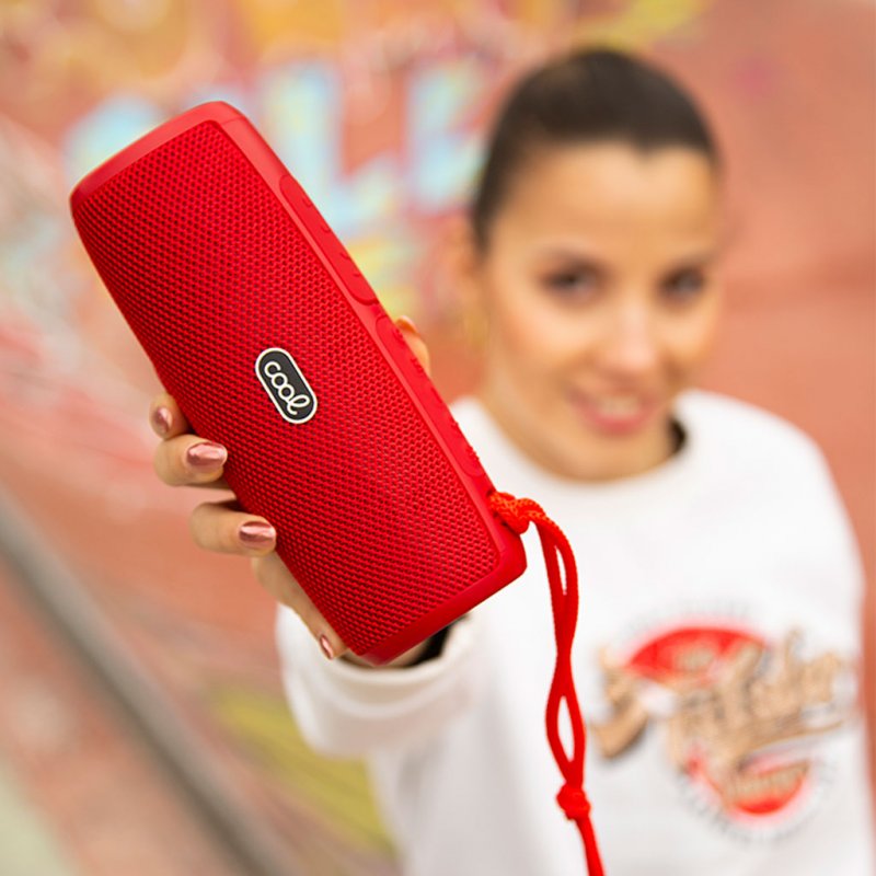Altavoz Música Universal Bluetooth COOL Joy Rojo (12W)