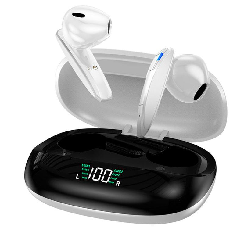 Auriculares Stereo Bluetooth Earbuds Inalámbricos TWS Lcd COOL Shadow Blanco