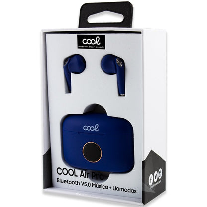 Auriculares Stereo Bluetooth Earbuds Lcd COOL AIR PRO Azul
