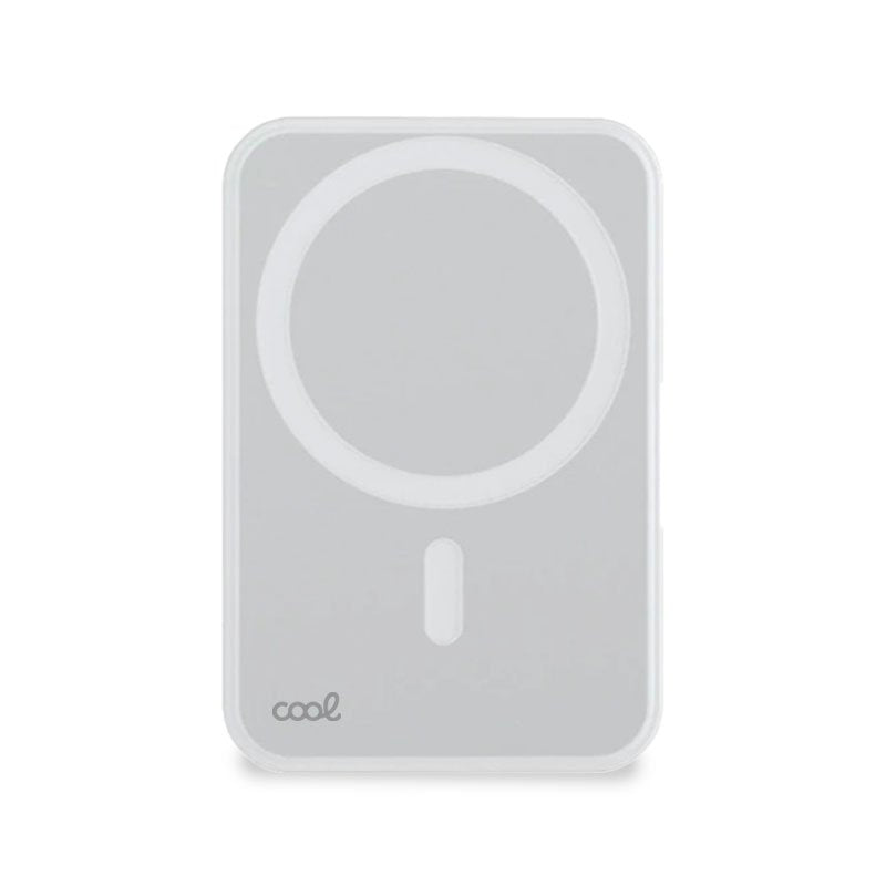Bateria Externa Universal MAGNÉTICA Power Bank Qi 5000 mAh COOL Blanco