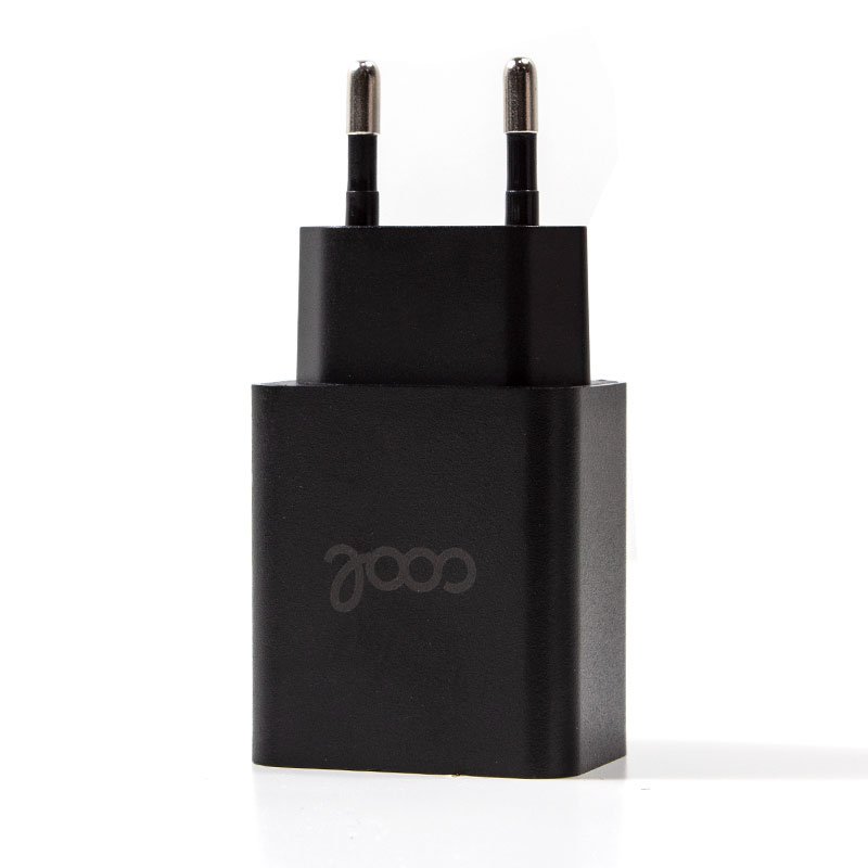 Cargador Red Universal Entrada 2 x USB COOL 2.4 Amperios Negro