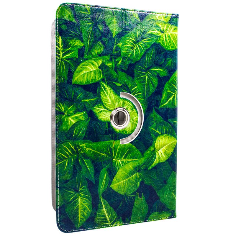 Funda COOL Ebook / Tablet 9.7 - 10.3 pulg Polipiel Hojas Giratoria (Panorámica)