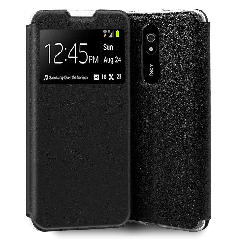 Funda COOL Flip Cover para Xiaomi Redmi 8 / 8A Liso Negro