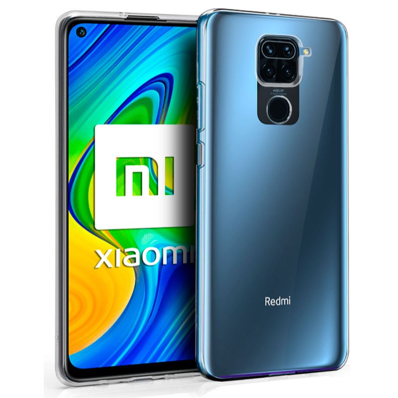 Funda COOL Silicona para Xiaomi Redmi Note 9 (Transparente)