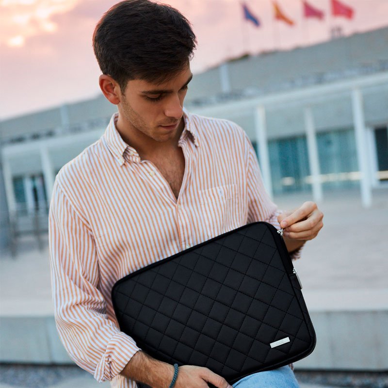 Funda Ordenador Portátil 15-17 Pulgadas COOL Epsilon Negro