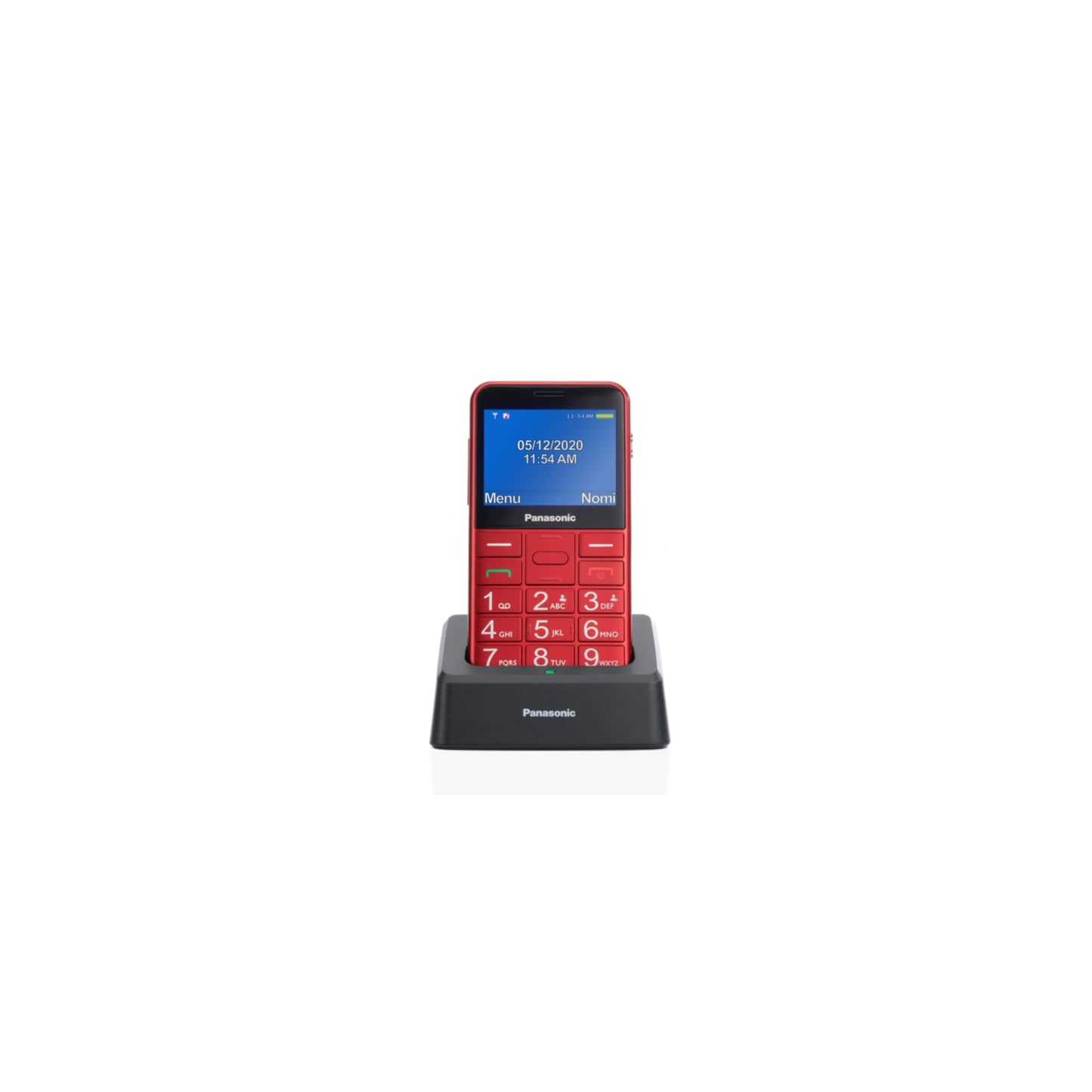 Panasonic KX-TU155EXRN teléfono móvil 6,1 cm (2.4") 102 g Rojo Teléfono con cámara