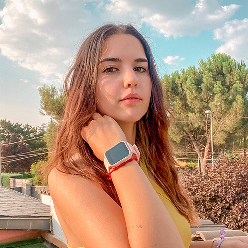 Smartwatch COOL Junior Silicona Negro (Salud, Deporte, Sueño, IP68, Juegos)