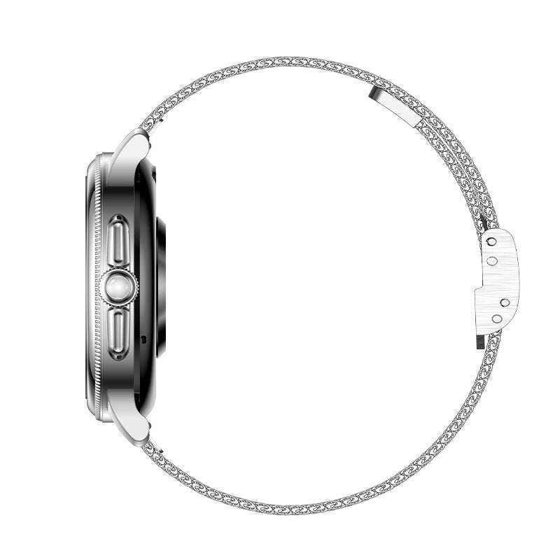 Smartwatch Metal + Silicona COOL Dover Gris (Llamadas, Salud, Deporte, Correa Extra)