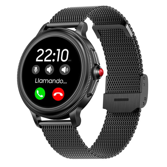 Smartwatch Metal + Silicona COOL Dover Negro (Llamadas, Salud, Deporte, Correa Extra)