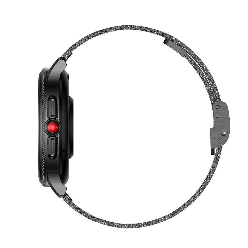 Smartwatch Metal + Silicona COOL Dover Negro (Llamadas, Salud, Deporte, Correa Extra)