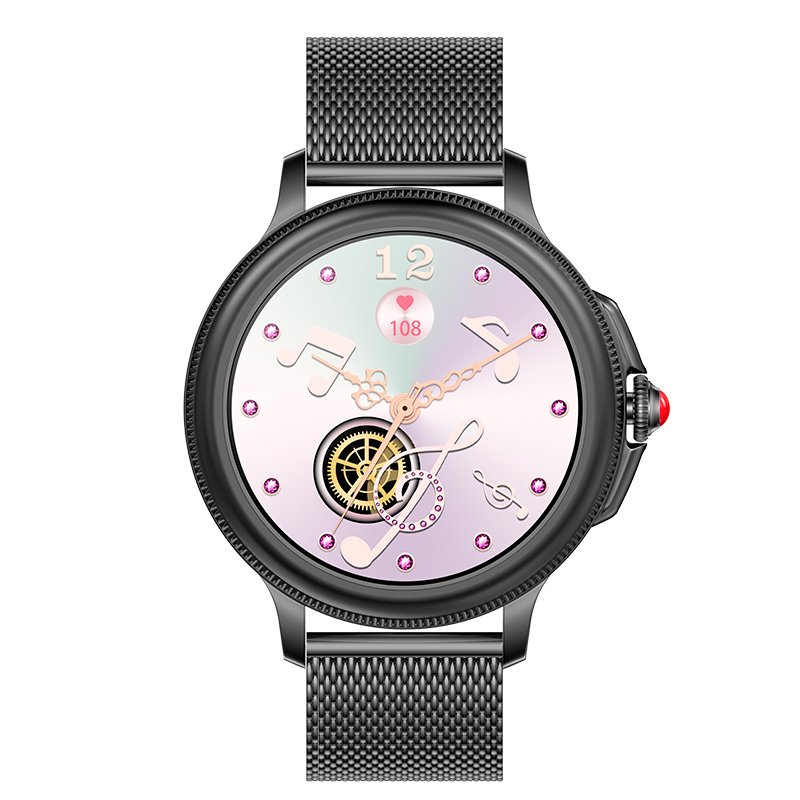 Smartwatch Metal + Silicona COOL Dover Negro (Llamadas, Salud, Deporte, Correa Extra)