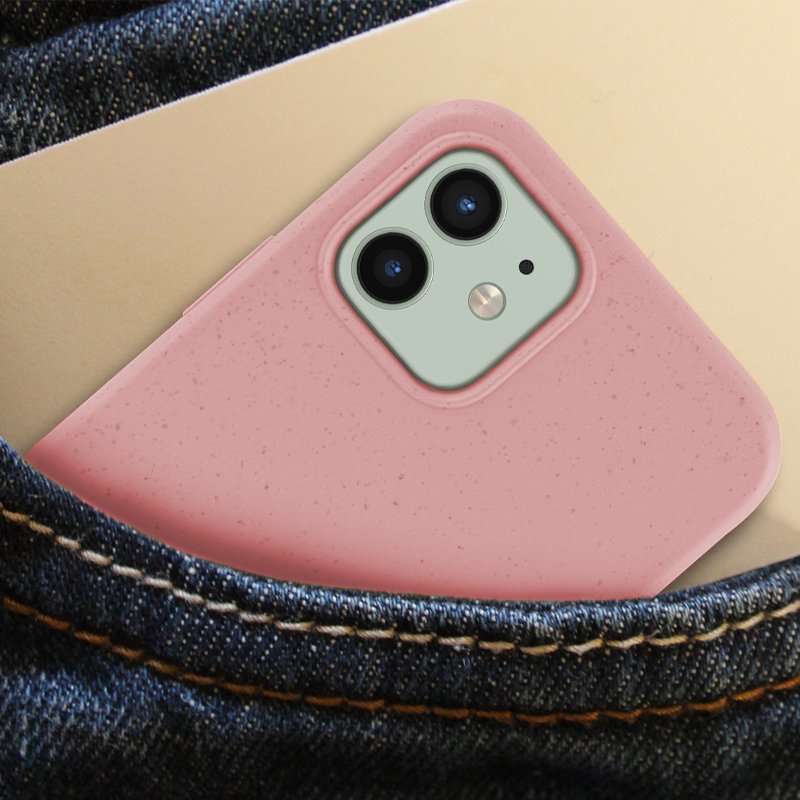 Carcasa COOL para iPhone 12 / 12 Pro Eco Biodegradable Rosa