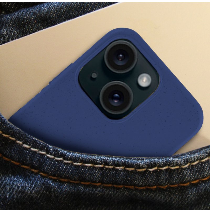 Carcasa COOL para iPhone 15 Eco Biodegradable Marino