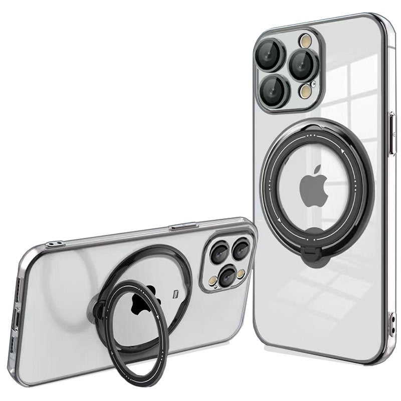 Carcasa COOL para iPhone 15 Pro Max Magnética Ring Negro