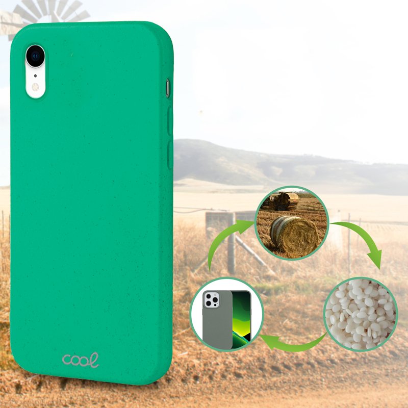 Carcasa COOL para iPhone XR Eco Biodegradable Mint