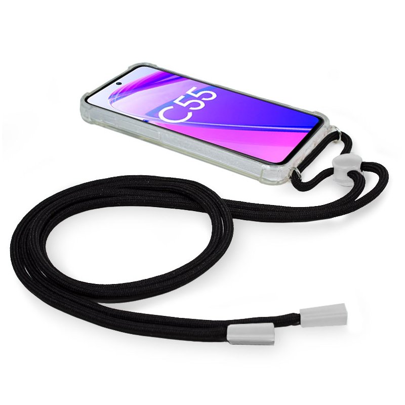 Carcasa COOL para Realme C55 Cordón Negro