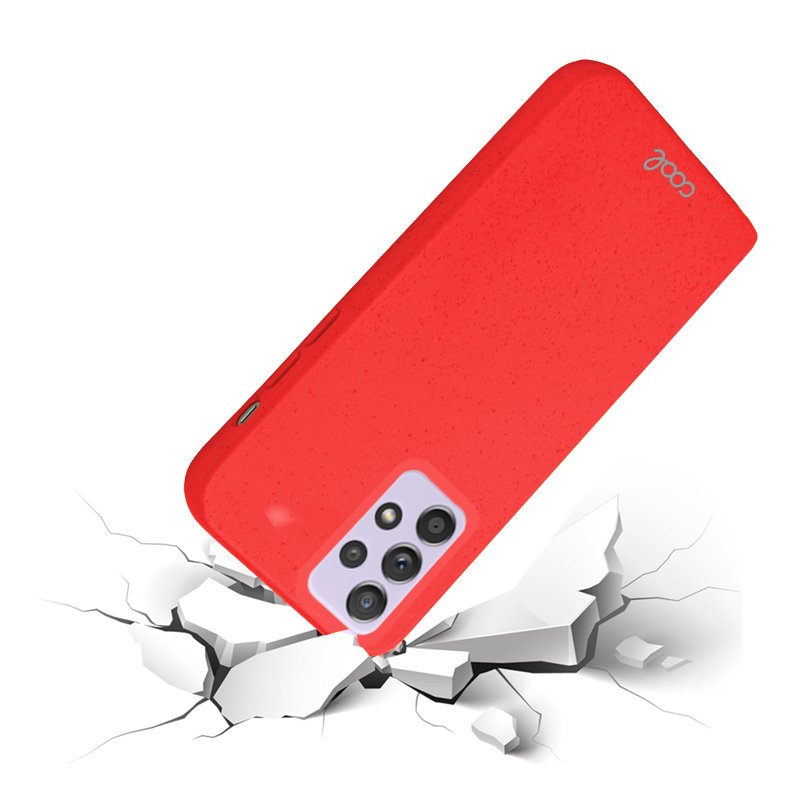 Carcasa COOL para Samsung A525 Galaxy A52 / A52 5G / A52s 5G Eco Biodegradable Rojo