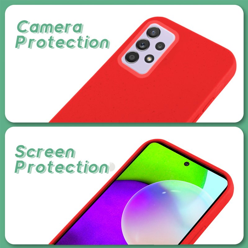 Carcasa COOL para Samsung A525 Galaxy A52 / A52 5G / A52s 5G Eco Biodegradable Rojo