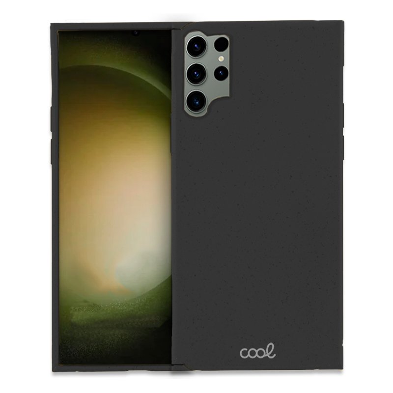 Carcasa COOL para Samsung S918 Galaxy S23 Ultra Eco Biodegradable Negro