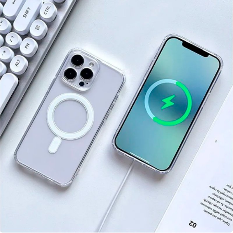 Carcasa COOL para Samsung S921 Galaxy S24 Magnética Transparente