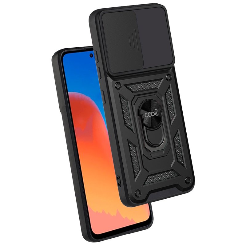Carcasa COOL para Xiaomi Redmi 12 / Redmi 12 5G Hard Ring Negro