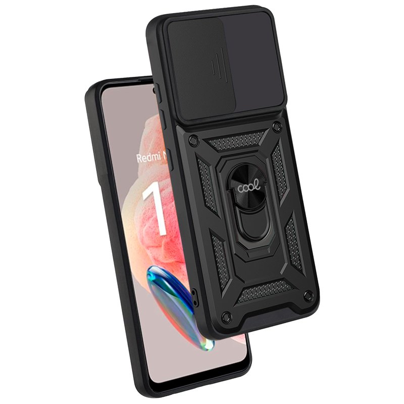 Carcasa COOL para Xiaomi Redmi Note 12 Hard Ring Negro