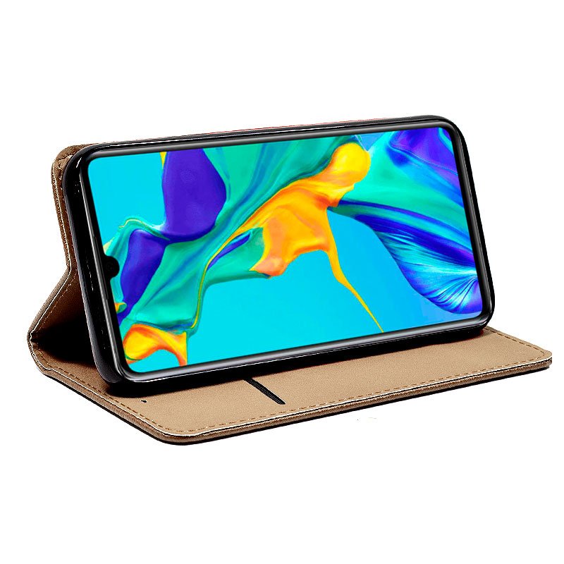 Funda COOL Flip Cover para Huawei P30 Liso Beige