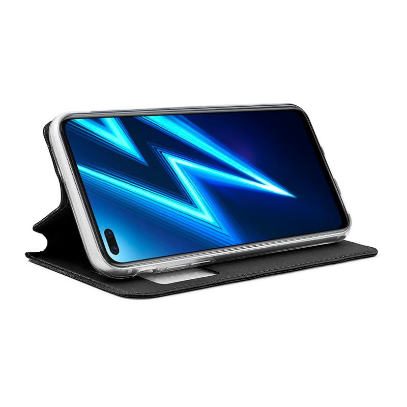 Funda COOL Flip Cover para Realme 6 Pro Liso Negro
