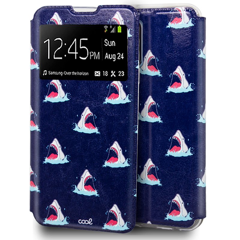 Funda COOL Flip Cover para Realme 7 5G Dibujos Tiburón