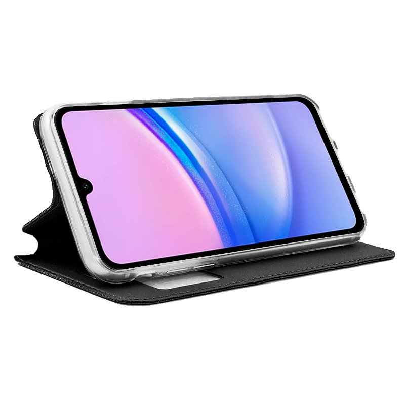 Funda COOL Flip Cover para Samsung A155 Galaxy A15 / A15 5G Liso Negro