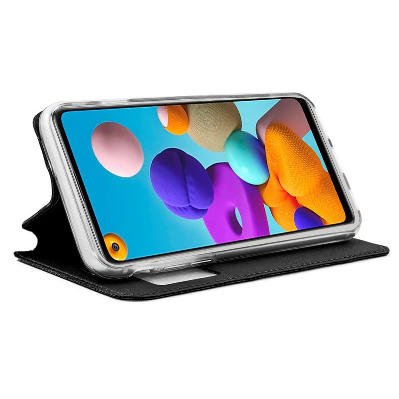 Funda COOL Flip Cover para Samsung A217 Galaxy A21s Liso Negro