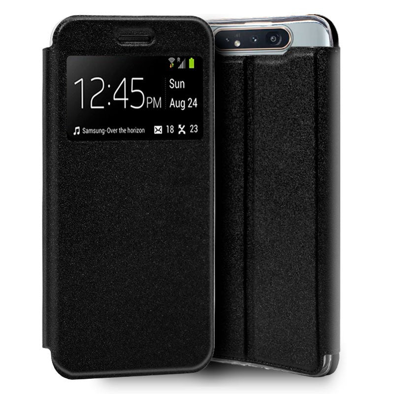 Funda COOL Flip Cover para Samsung A805 Galaxy A80 Liso Negro
