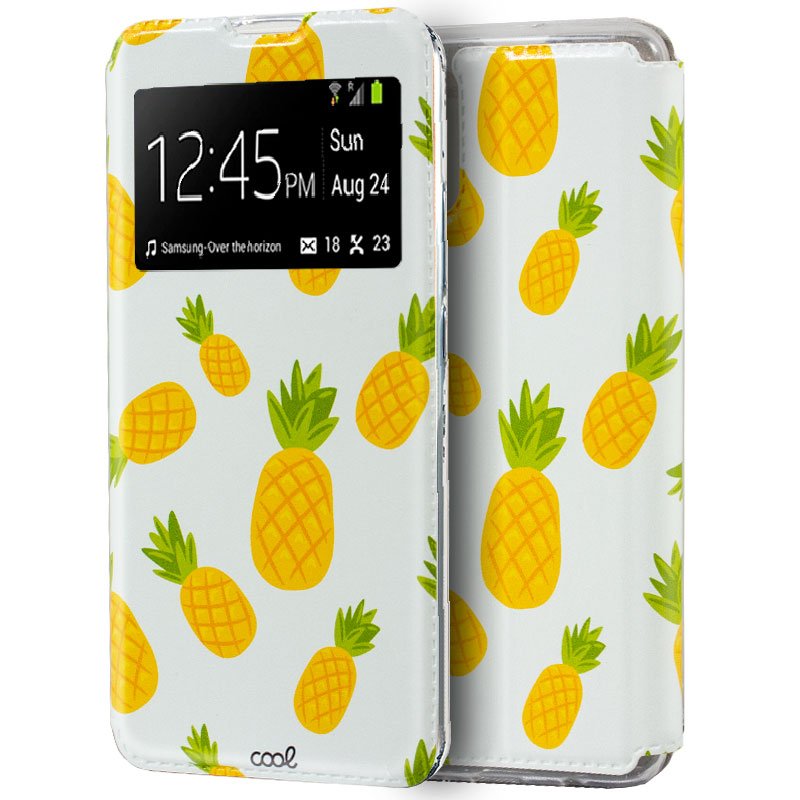 Funda COOL Flip Cover para Samsung G770 Galaxy S10 Lite Dibujos Piñas