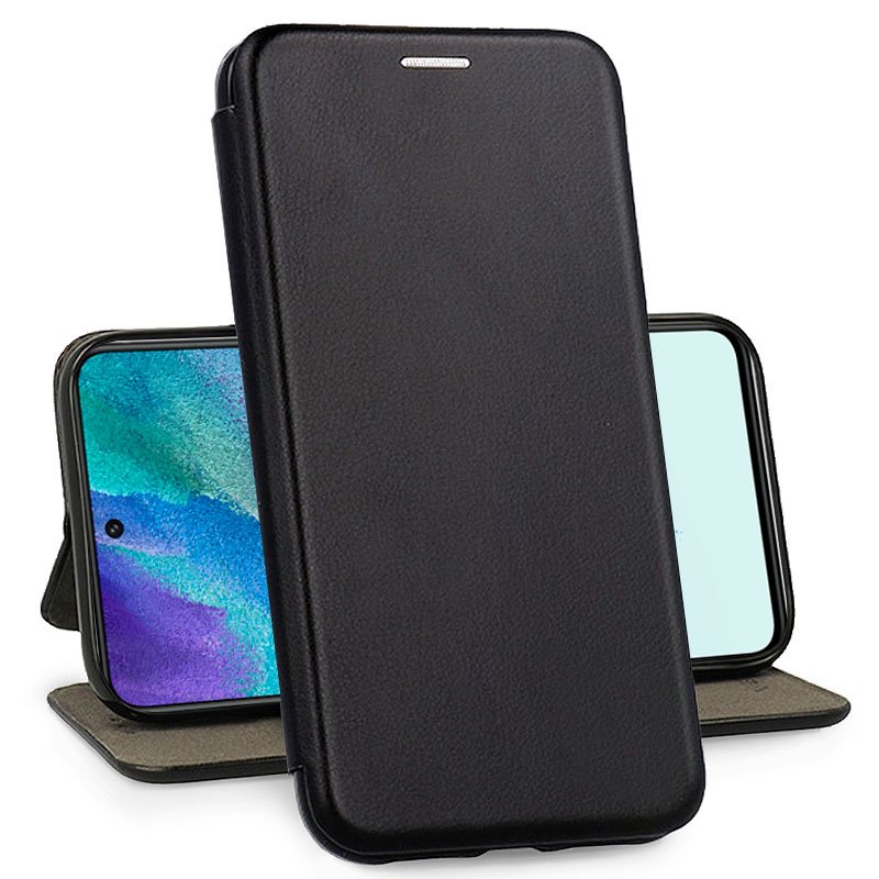 Funda COOL Flip Cover para Samsung G990B Galaxy S21 FE Elegance Negro