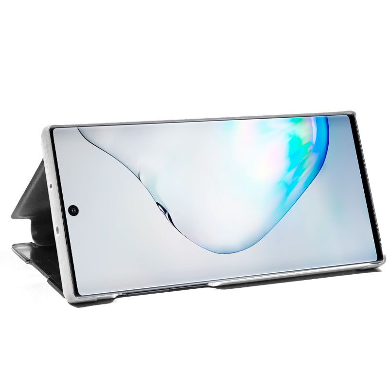 Funda COOL Flip Cover para Samsung N970 Galaxy Note 10 Clear View Plata