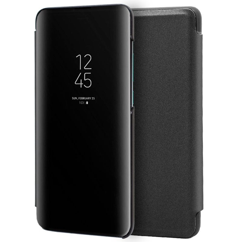 Funda COOL Flip Cover para Xiaomi Mi 9 SE Clear View Negro