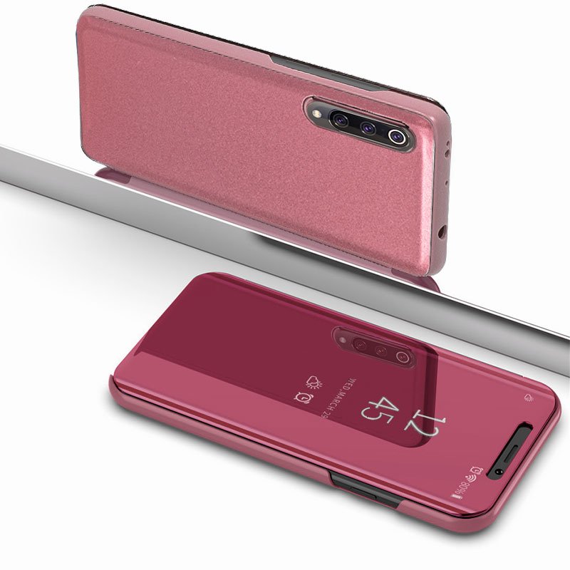 Funda COOL Flip Cover para Xiaomi Mi A3 Clear View Rosa