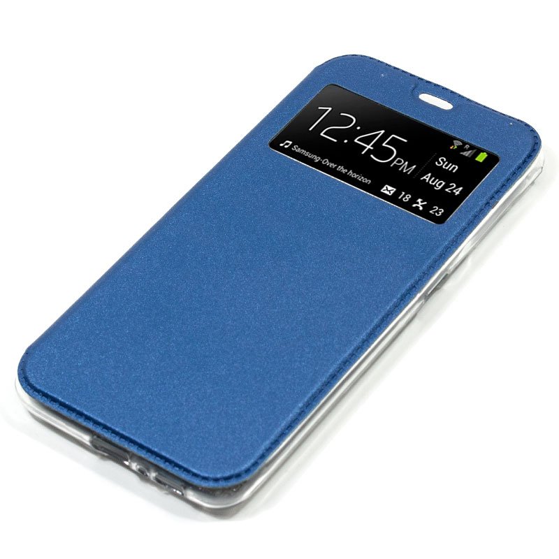 Funda COOL Flip Cover para Xiaomi Mi A3 Liso Azul
