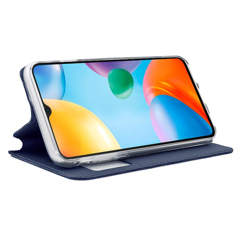 Funda COOL Flip Cover para Xiaomi Redmi 10C Liso Azul
