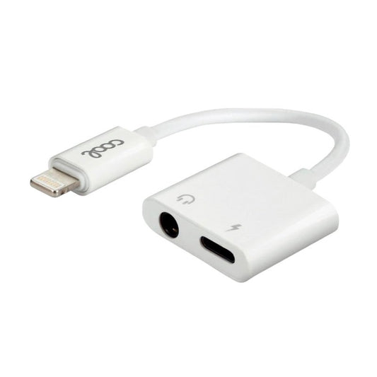 Adaptador Dual Bluetooth Jack 3,5 mm + Carga Lightning COOL