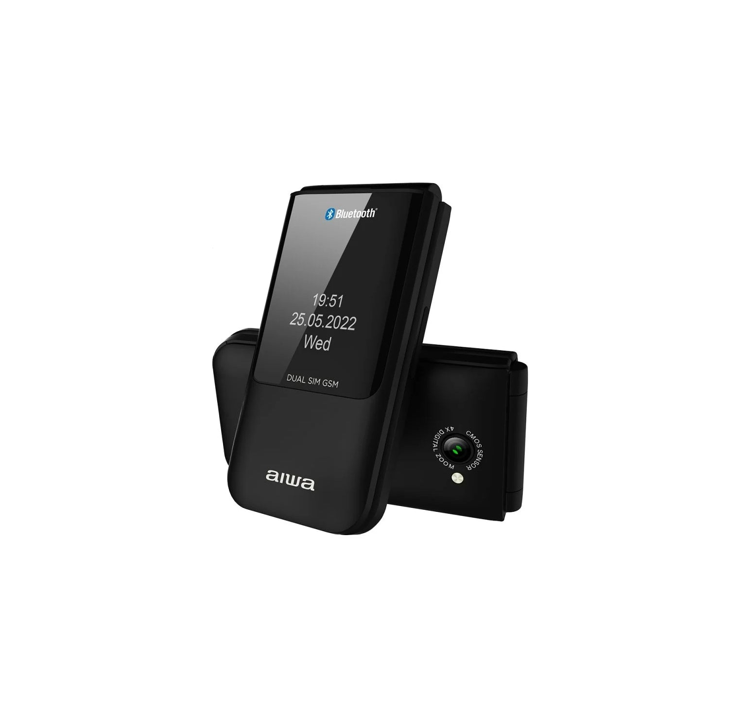 Aiwa FP-24BK Teléfono para Personas Mayores Negro Libre