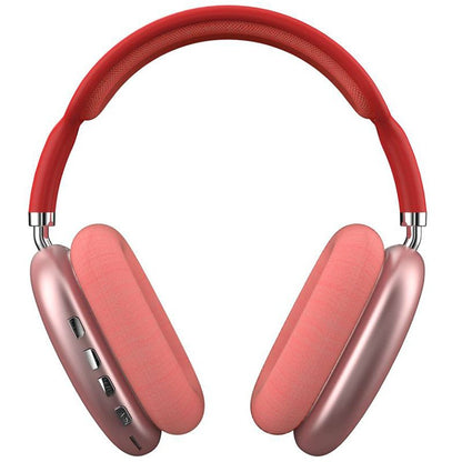 Auriculares Stereo Bluetooth Cascos COOL Active Max Rojo-Rosa