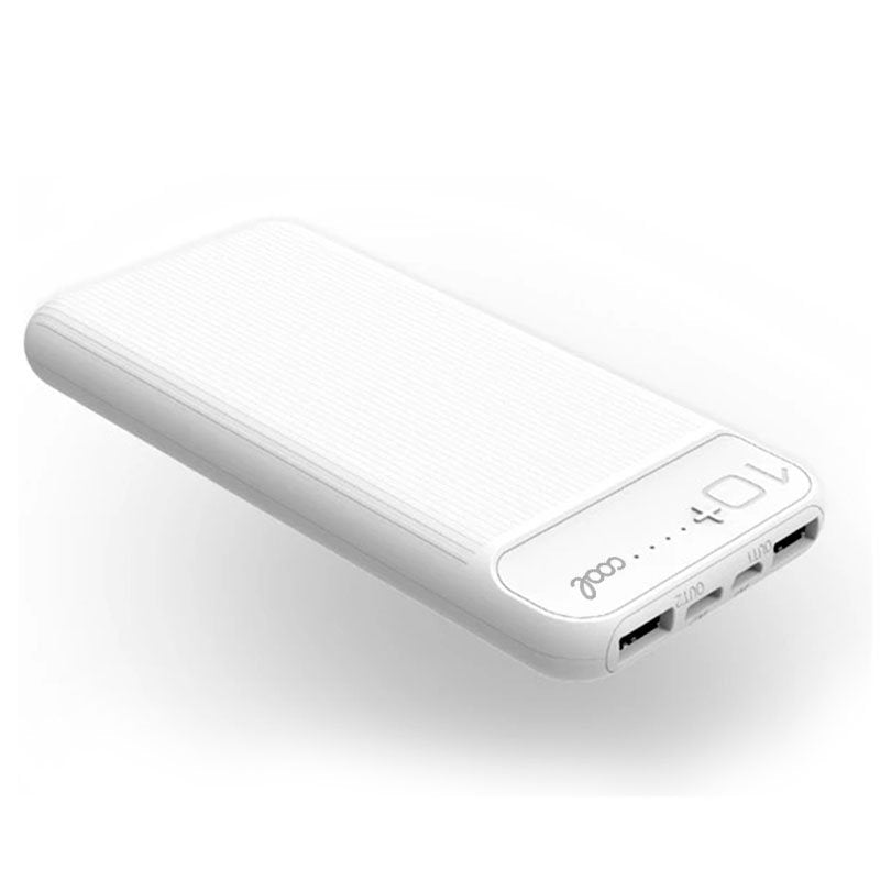 Bateria Externa Universal Power Bank 10.000 mAh (2 x usb / 2A) COOL Boston Blanco