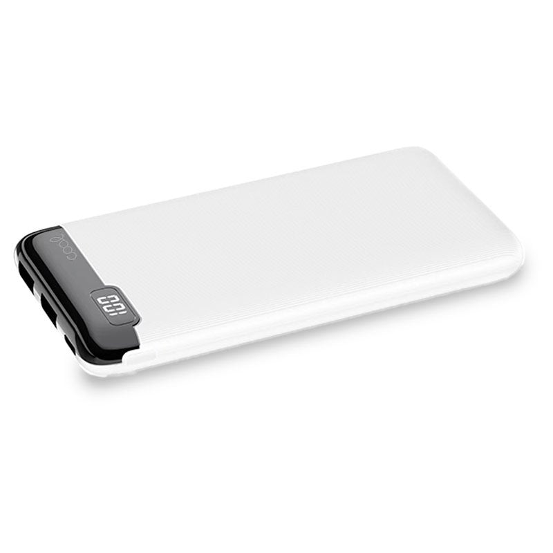 Bateria Externa Universal Power Bank 10.000 mAh (2 x usb / 2A) COOL Slim Blanco