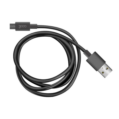 Cable USB Compatible COOL Universal (micro-usb) 3 metros Negro 2.4 Amp