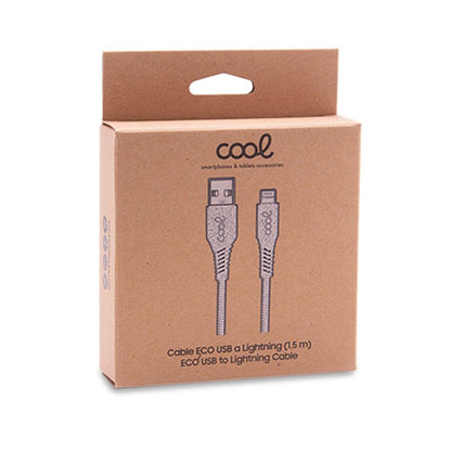 Cable USB COOL ECO Universal Lightning para iPhone / iPad (1.5 metros)