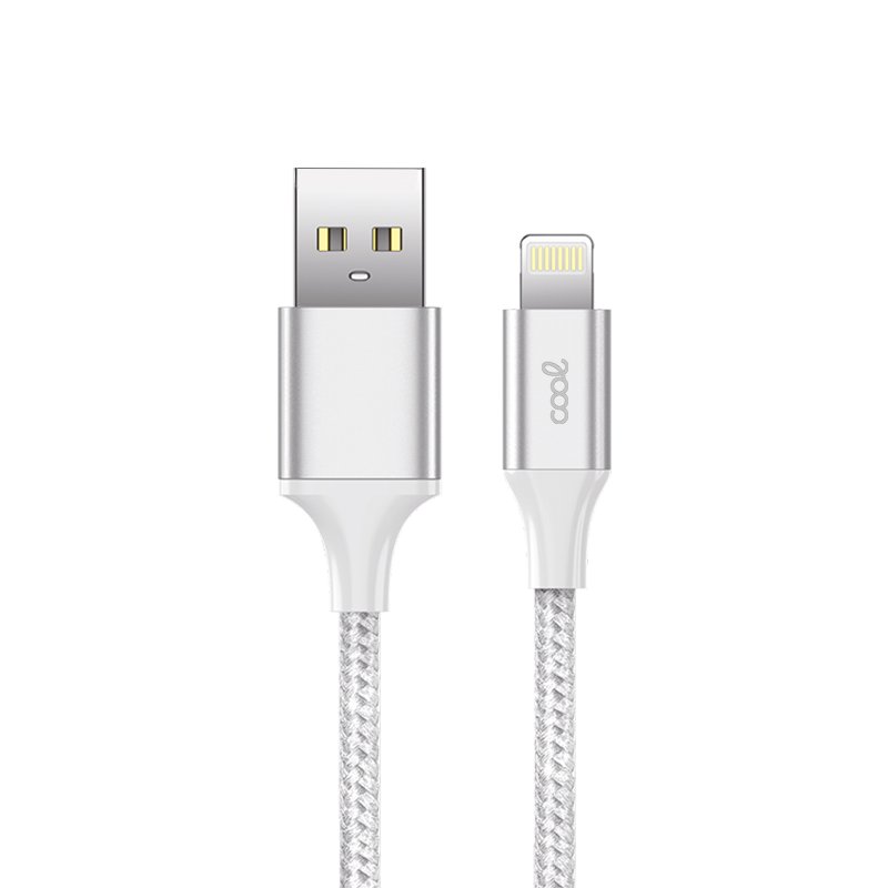 Cable USB COOL Nylon Universal Lightning para iPhone / iPad (1.2 metros)