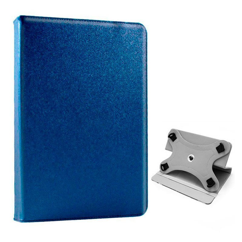 Funda COOL Ebook / Tablet 8 pulgadas Liso Azul Giratoria