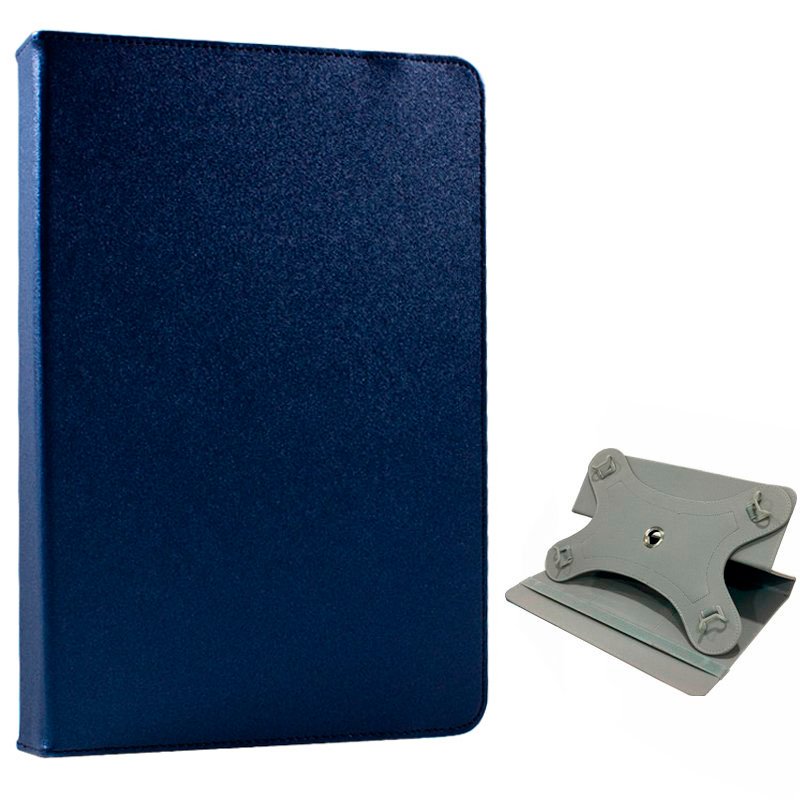 Funda COOL Ebook / Tablet 9 pulg Liso Azul Giratoria