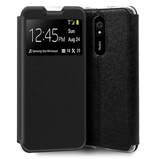 Funda COOL Flip Cover para Xiaomi Redmi 8 / 8A Liso Negro